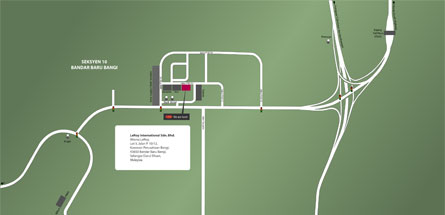 head office location map
